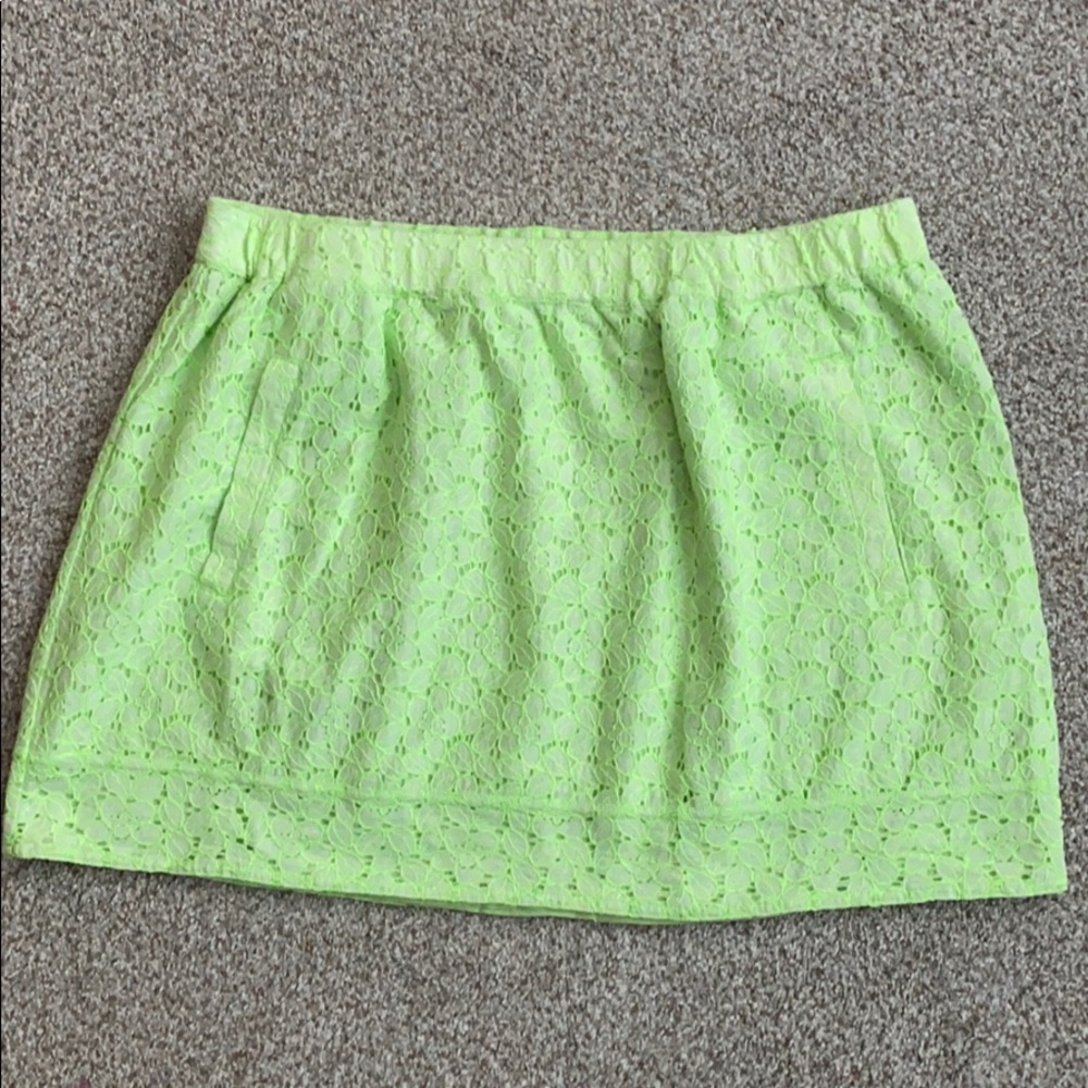 J.Crew Neon Skirt